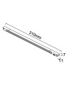 MAGNETO mini * LINEAL LED 6W 36º NEGRO